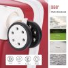 3 Piece Sets Luggage Suitcase ABS Hardshell Lightweight Spinner Wheels (20/24/28 inch); Red