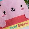 [Bubi Bunny] Embroidered Applique Fabric Art Draw String Bag / Drawstring Pouch (6.7*8.5)