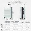 Luggage Sets New Model Expandable ABS Hardshell 3pcs Clearance Luggage Hardside Lightweight Durable Suitcase sets Spinner Wheels Suitcase with TSA Loc