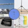 Expandable Garment Duffel Bag for Dancer Waterproof Duffle Bag with Wheel Blue