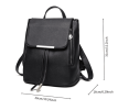 Shoulder Bag Rucksack PU Leather Backpack Travel