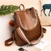 Women's Fashion Backpack Purses Multipurpose Design Handbags and Shoulder Bag PU Leather Travel bag